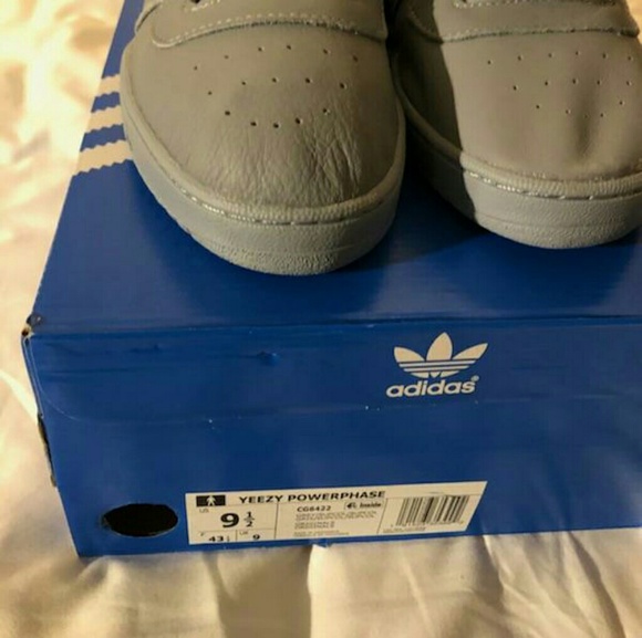❌sold❌Adidas Yeezy Powerphase Calabasas Grey Sz9.5 - Picture 4 of 5